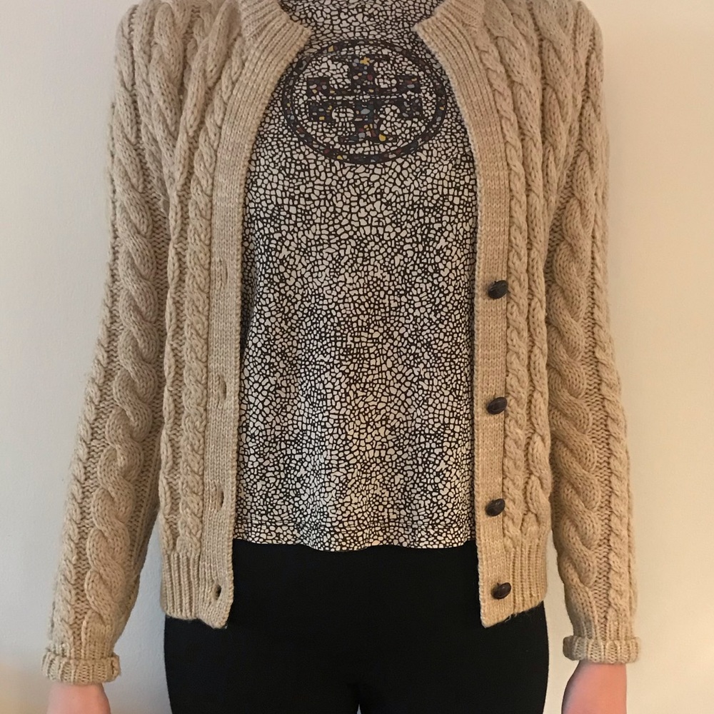 VINTAGE Susan Bristol Wool Cardigan